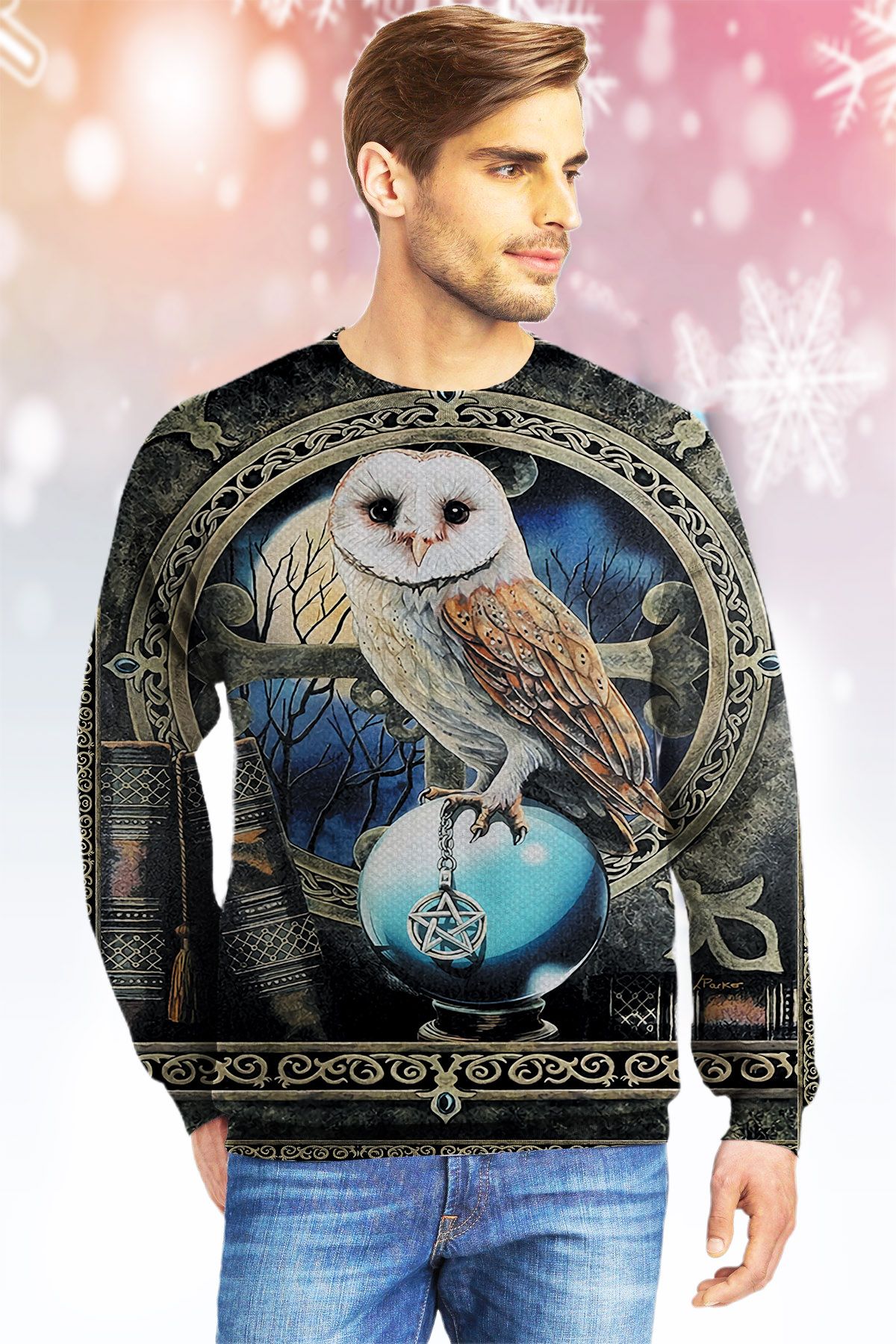 Book Owl  Ugly Christmas Sweater- Best Christmas Gifts 2023