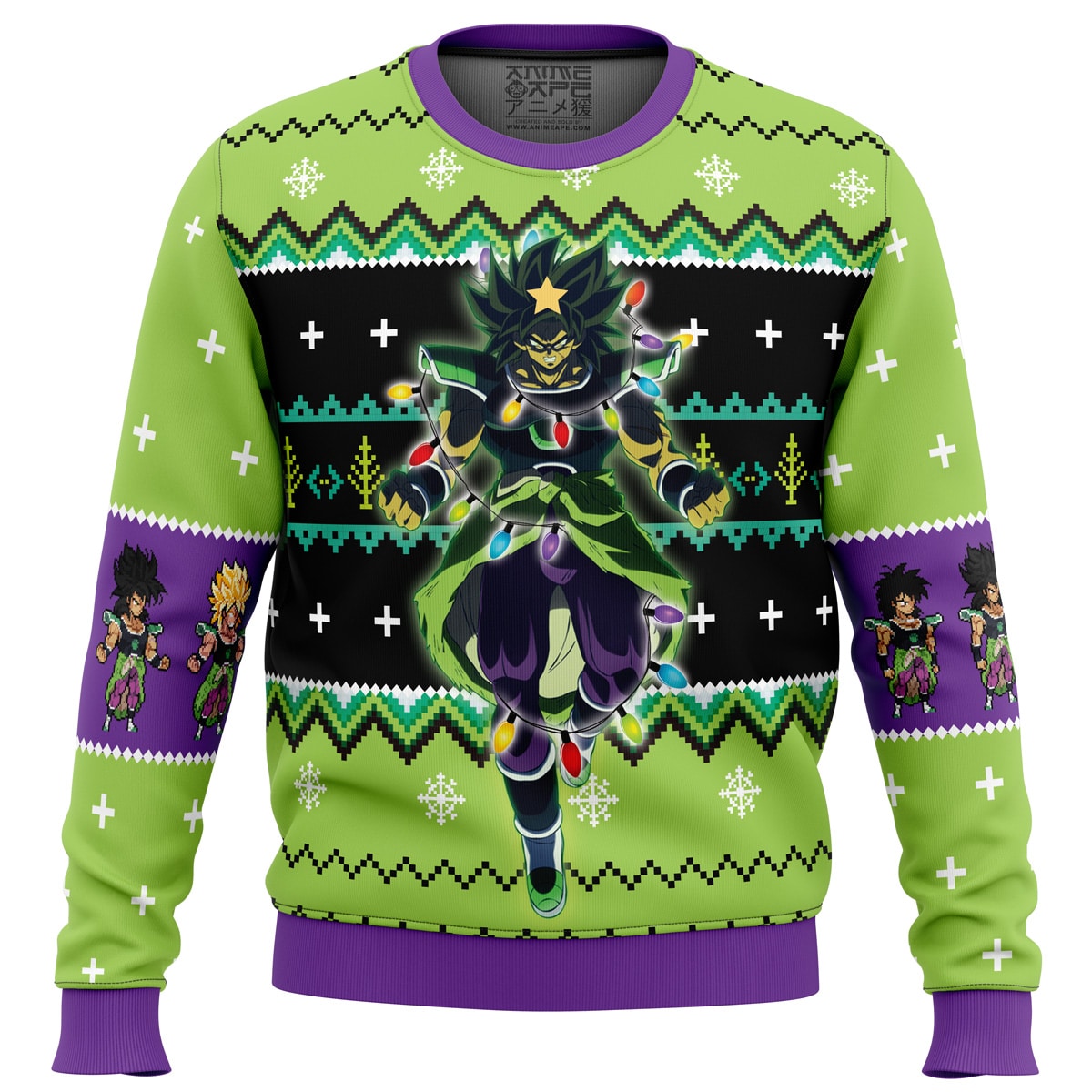 Broly Dragon Ball Z Ugly Christmas Sweater- Best Christmas Gifts 2023