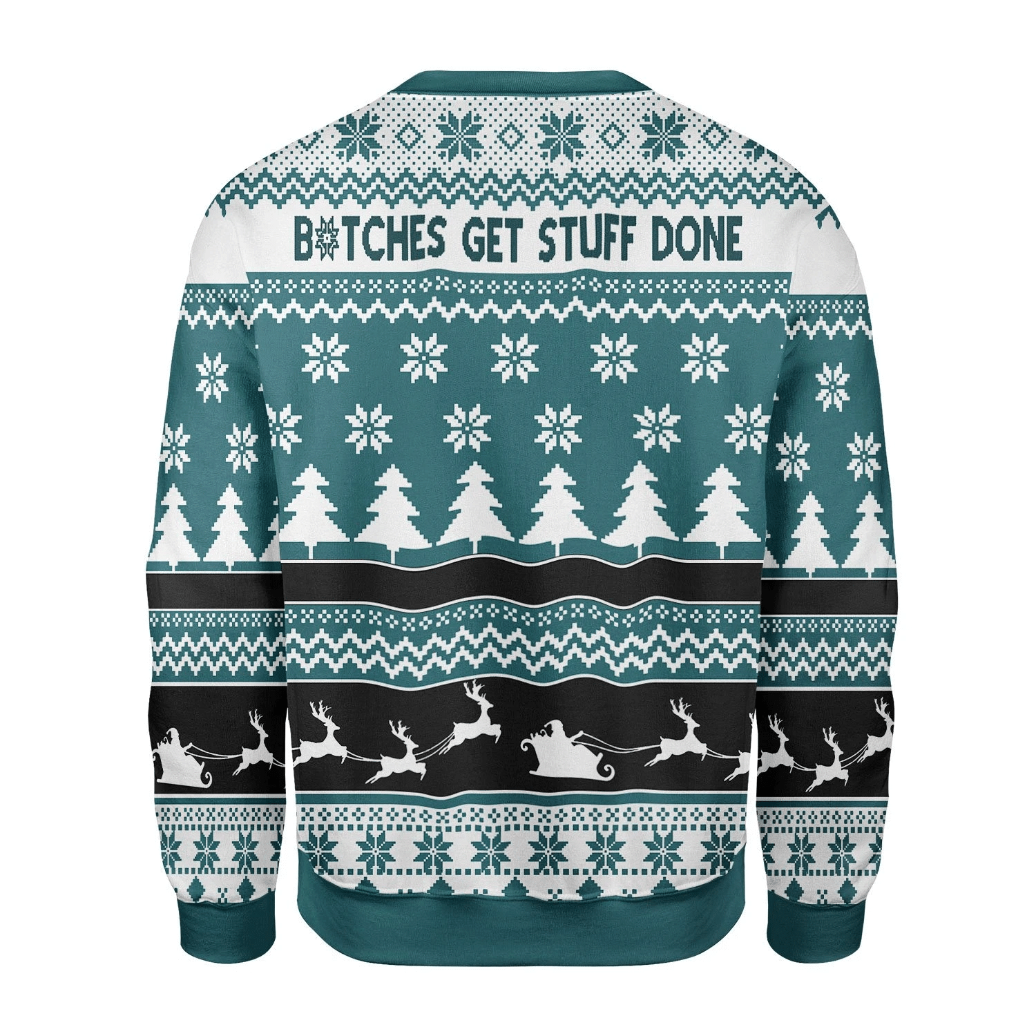 B*tches Get Stuff Done Ugly Sweater, B*tches Get Stuff Done AOC Christmas Sweater, B*tches Get Stuff Done AOC Shirt- Best Christmas Gifts 2023