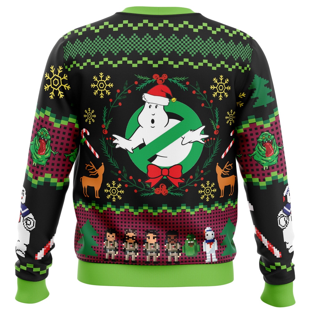 Bustin Christmas Ghostbusters Ugly Christmas Sweater- Best Christmas Gifts 2023