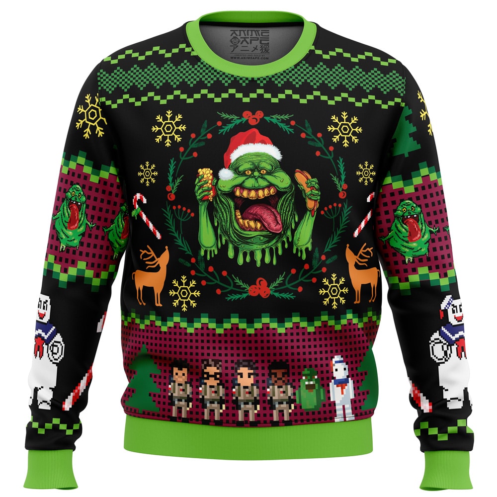 Bustin Christmas Ghostbusters Ugly Christmas Sweater- Best Christmas Gifts 2023