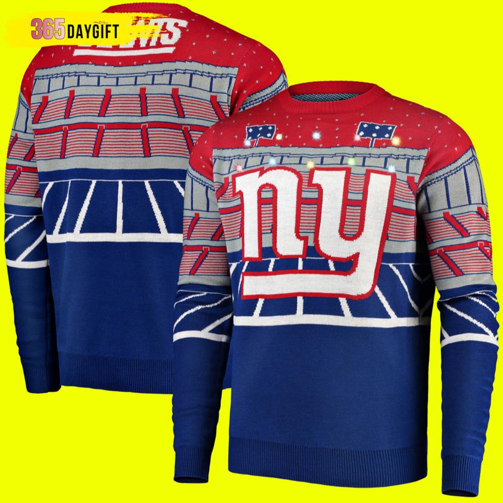 Buy Ny New York Giants Ugly Christmas Sweater- Best Christmas Gifts 2023