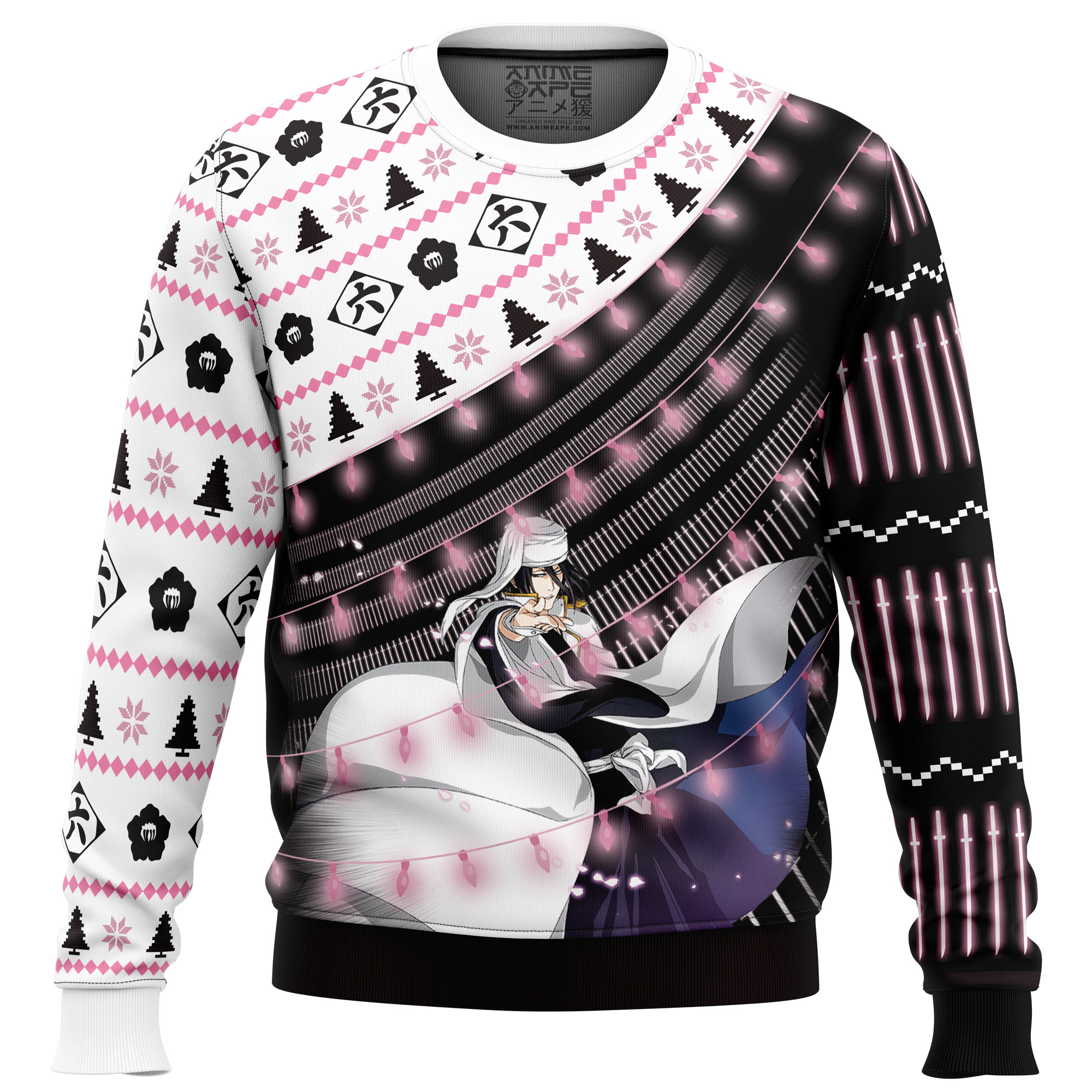 Byakuya Kuchiki Bleach Thousand-Year Blood War Ugly Christmas Sweater- Best Christmas Gifts 2023