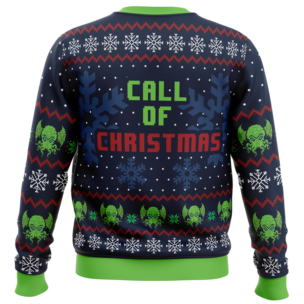 Call Of Christmas Cthulhu Ugly Christmas Sweater- Best Christmas Gifts 2023