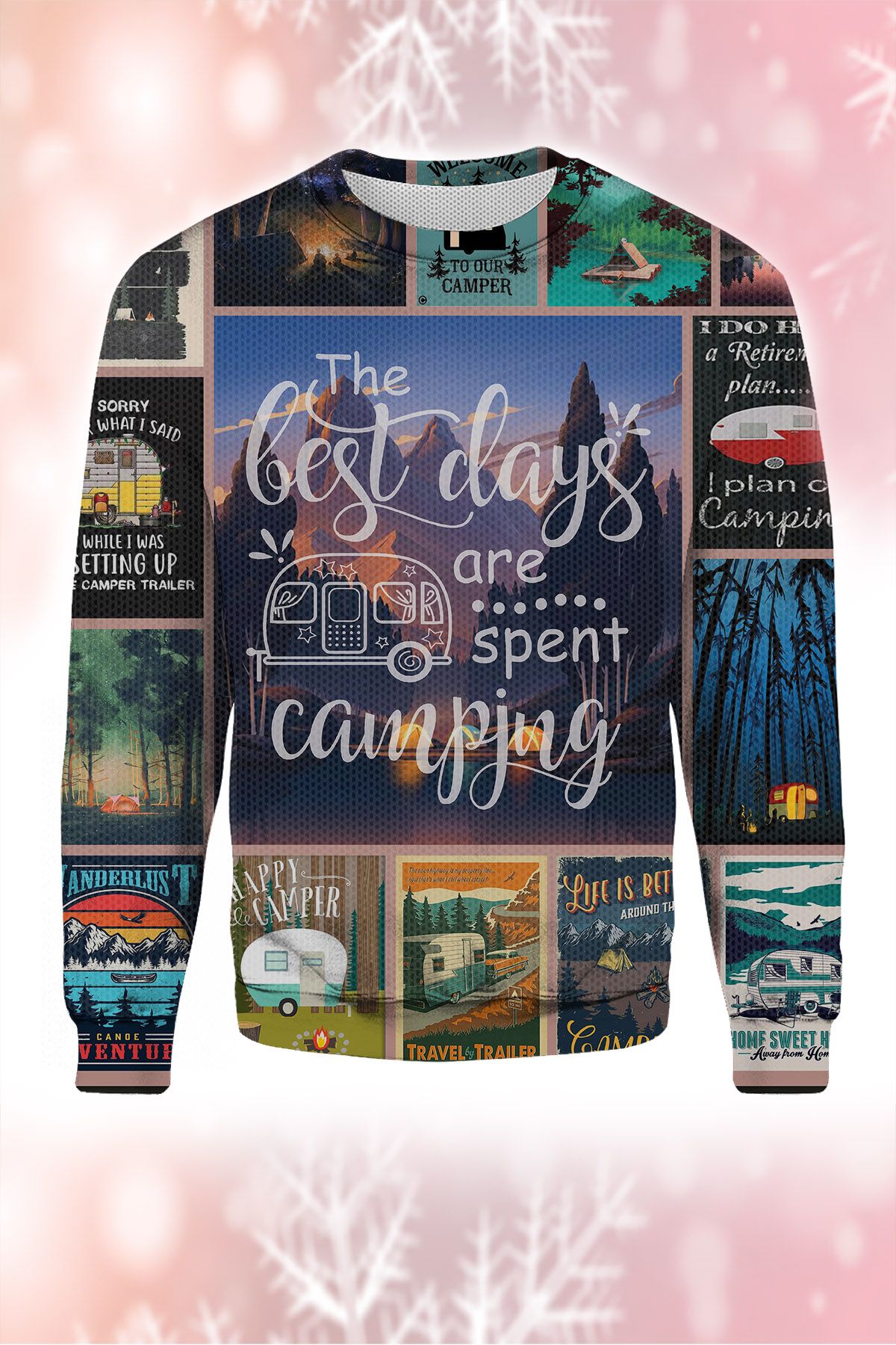 Camping KVH Ugly Christmas Sweater- Best Christmas Gifts 2023