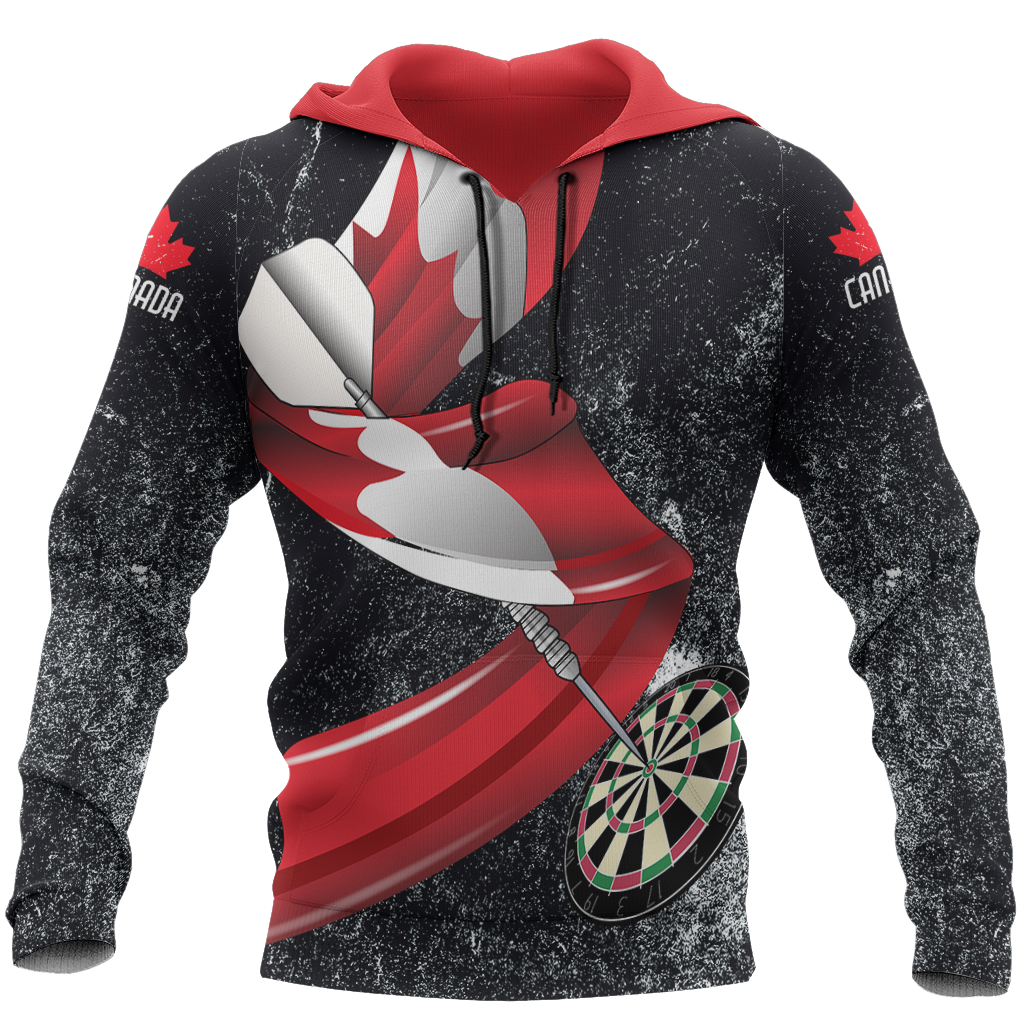 Canada Darts Pullover 3D Hoodie