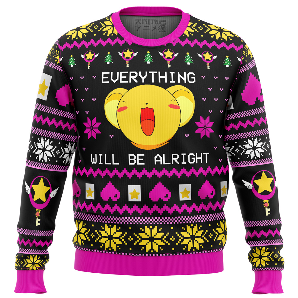 CARDCAPTOR SAKURA HAPPY Ugly Christmas Sweater- Best Christmas Gifts 2023