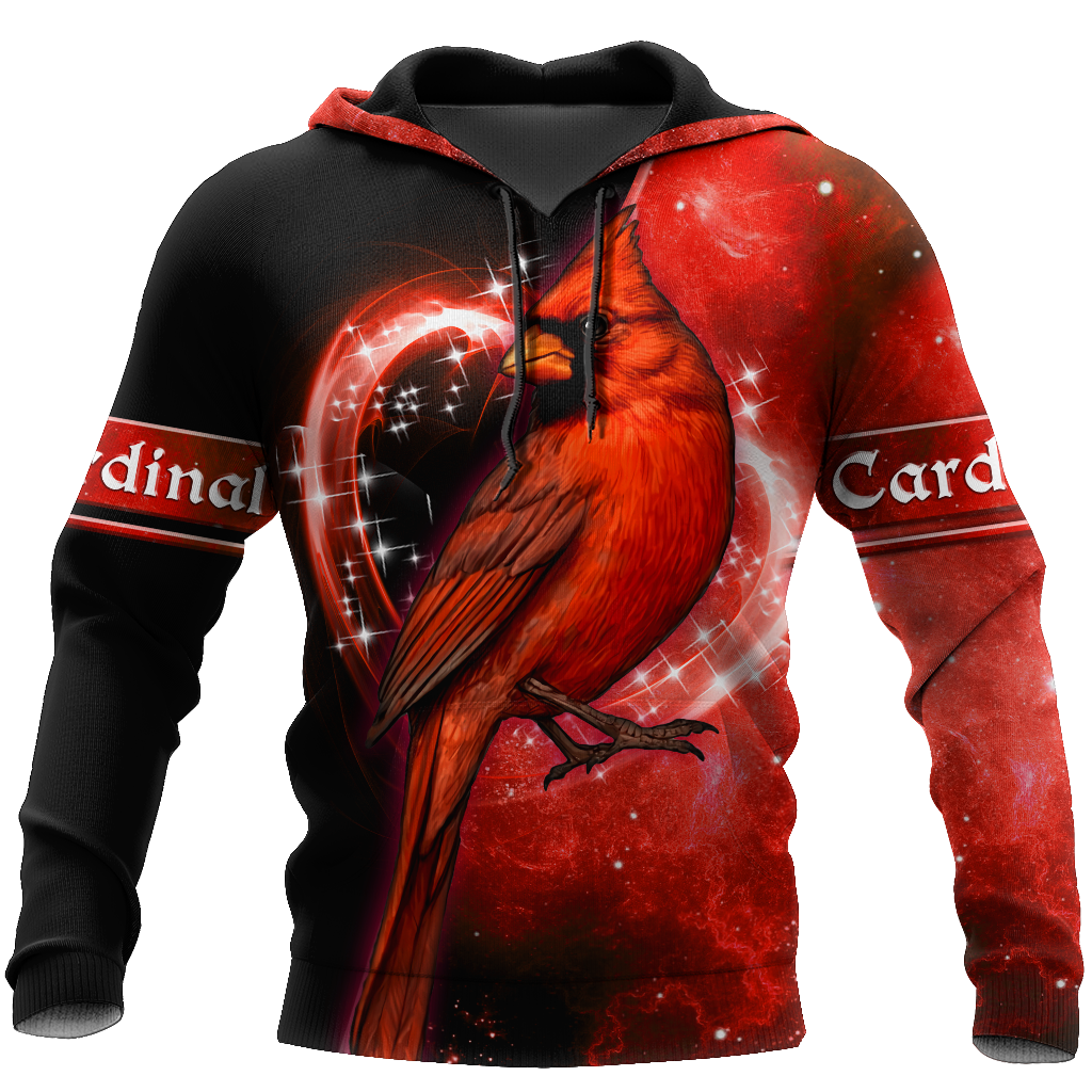 Cardinal Birds Red Color 3D Hoodie