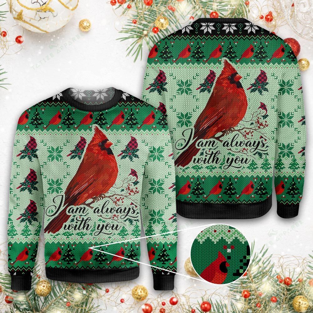 Cardinal I Am Always Witch You Ugly Christmas Sweater – Best Christmas Gifts 2023