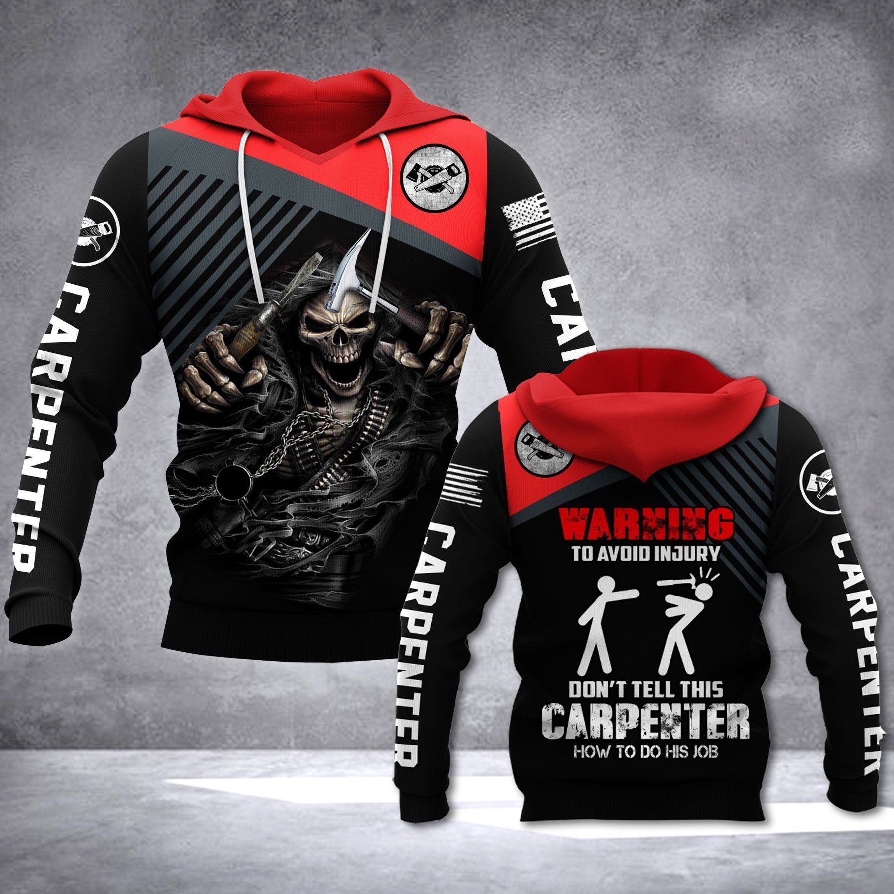 Carpenter Hvq 3D Hoodie