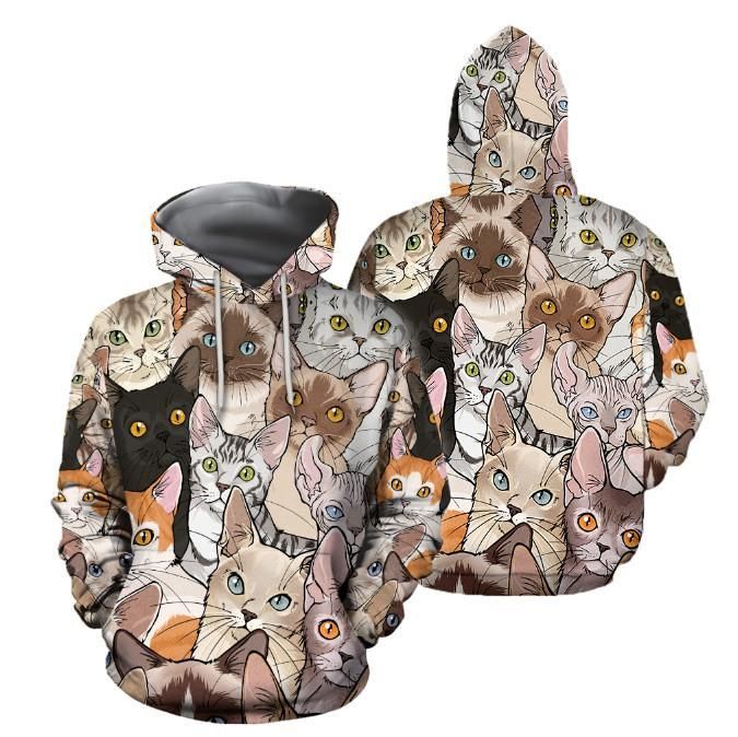 Cat Lover 3D Hoodie