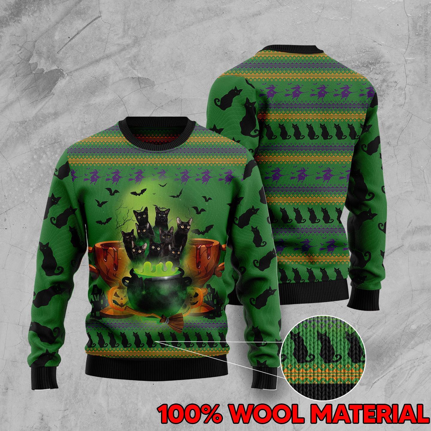 Cats Halloween Ugly Christmas Sweater – Best Christmas Gifts 2023