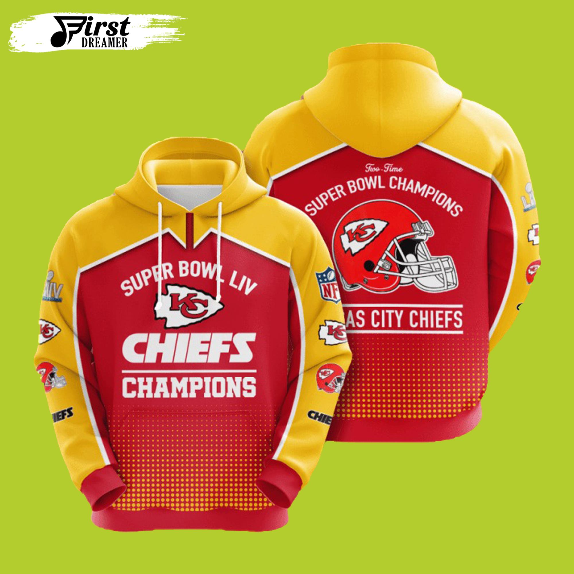 Champions Kansas City Chiefs Hoodie 3D