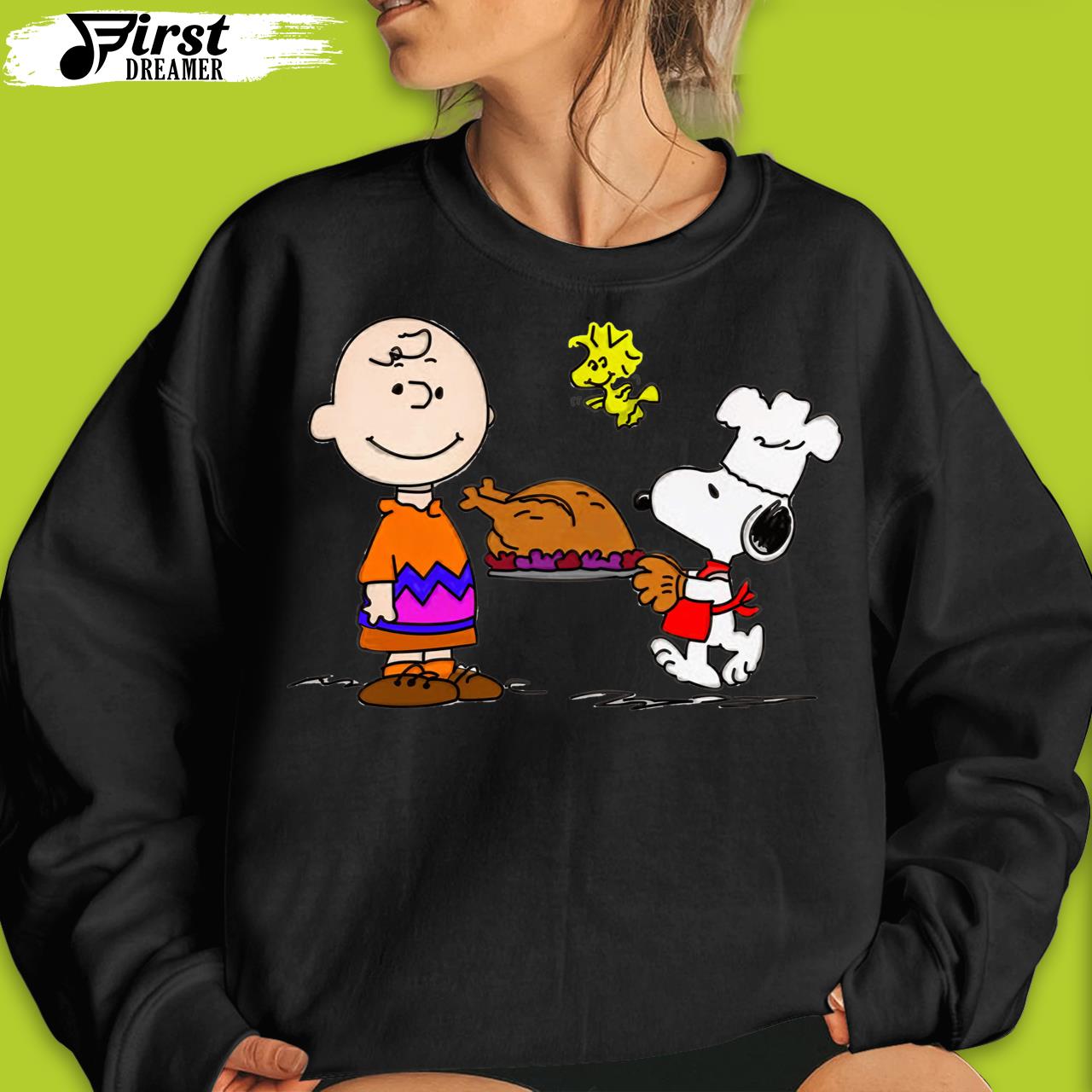 Charlie Brown Thanksgiving Shirt Cook Dinner With Turkey