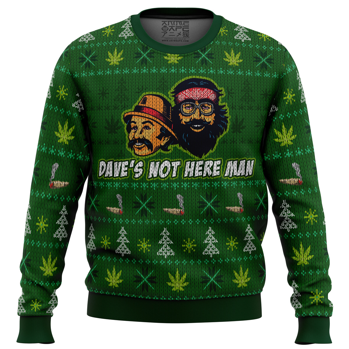 Cheech And Chong Ugly Christmas Sweater- Best Christmas Gifts 2023