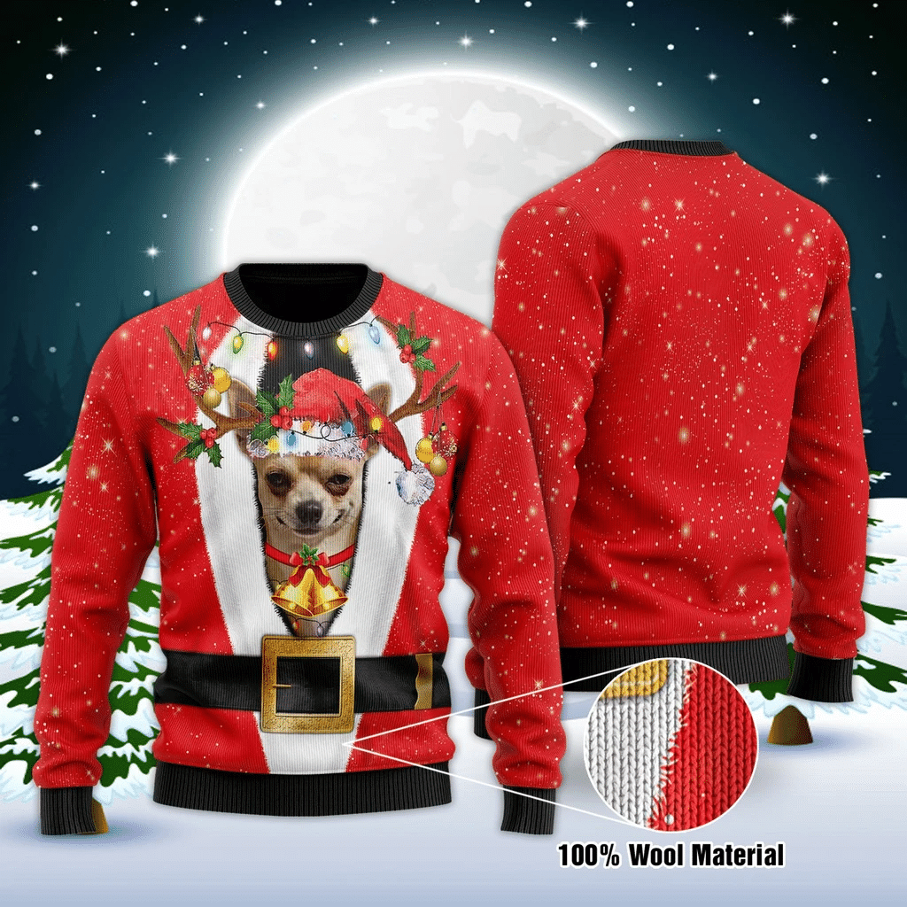 Chihuahua Christmas Ugly Christmas Sweater – Best Christmas Gifts 2023