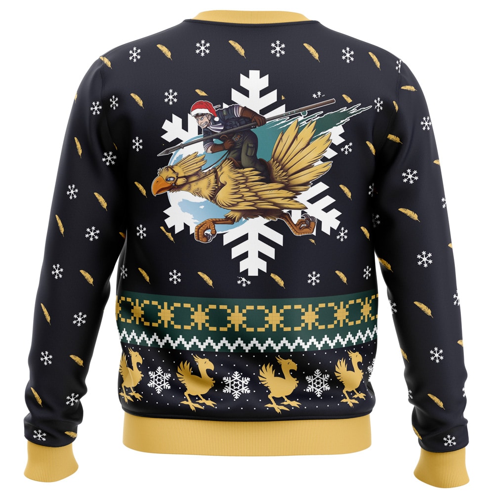 Chocobo Christmas Final Fantasy Ugly Christmas Sweater- Best Christmas Gifts 2023