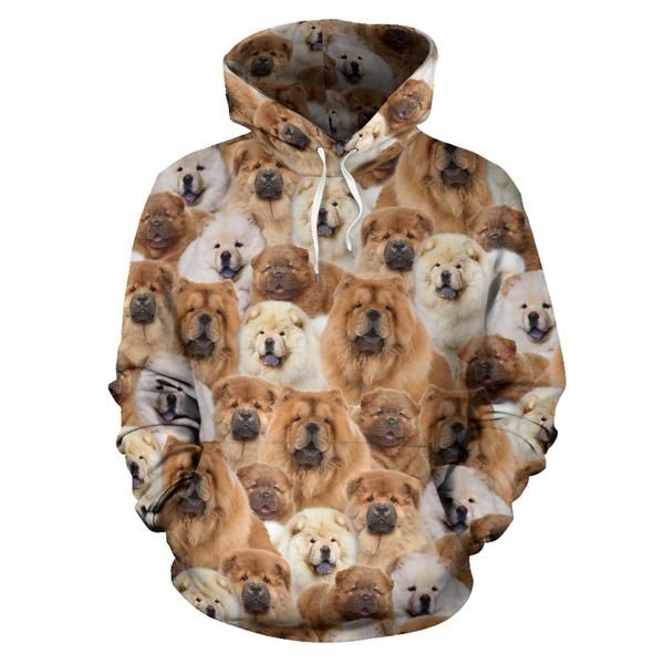 Chow Chow Dog 3D Hoodie