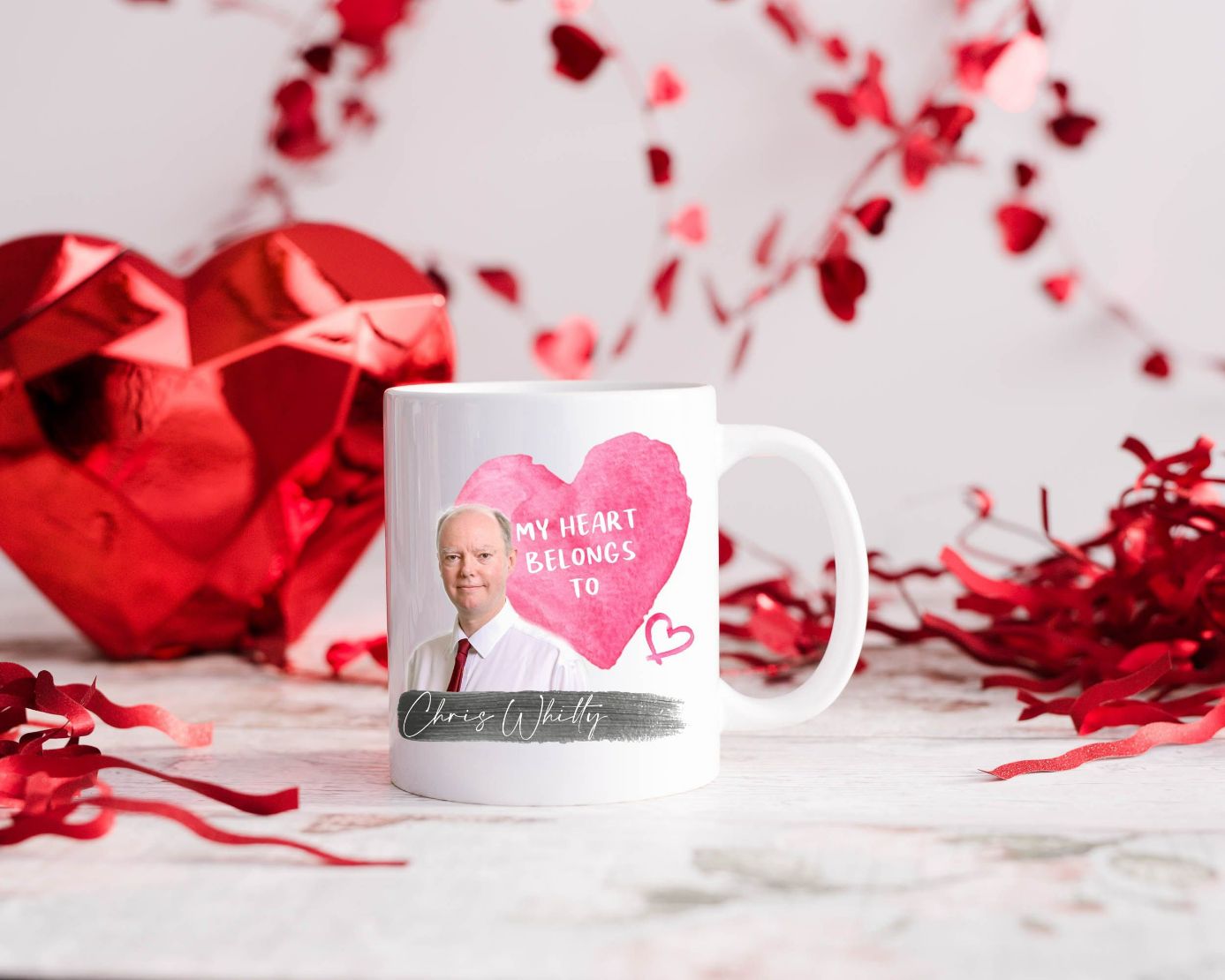 Chris Whitty Appreciation Gift Friend Valentines Day Mug