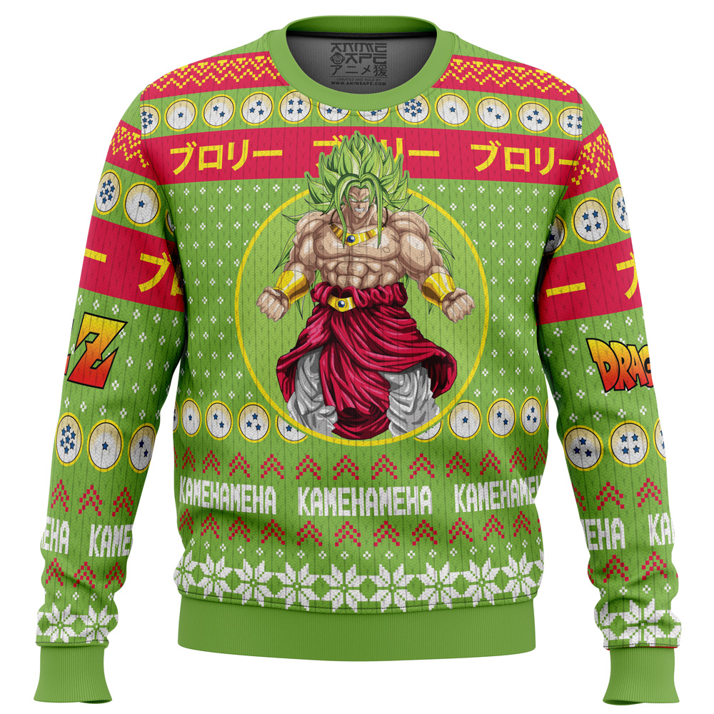 Christmas Broly Dragon Ball Z Ugly Christmas Sweater- Best Christmas Gifts 2023