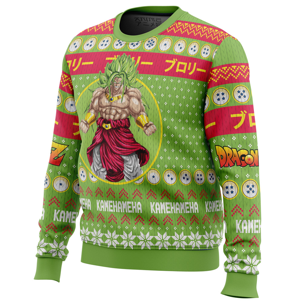 Christmas Broly Dragon Ball Z Ugly Christmas Sweater- Best Christmas Gifts 2023