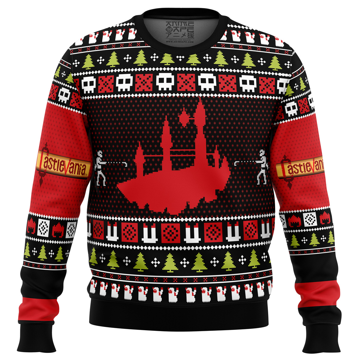 Christmas Castlevania Ugly Christmas Sweater- Best Christmas Gifts 2023