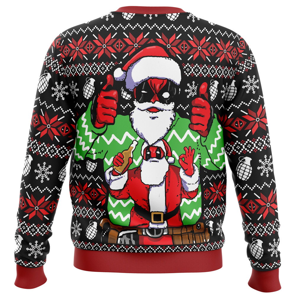 Christmas Deadpool Marvel Ugly Christmas Sweater- Best Christmas Gifts 2023