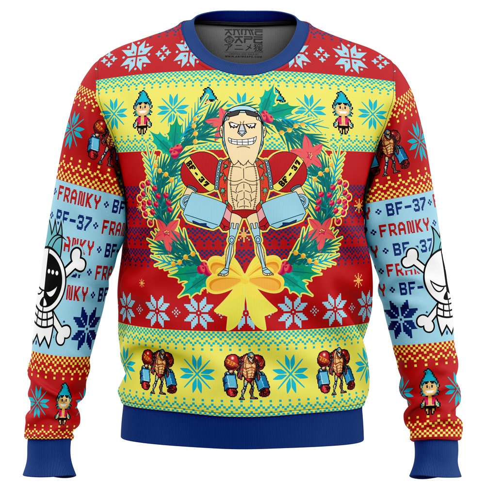 Christmas Franky One Piece Ugly Christmas Sweater- Best Christmas Gifts 2023