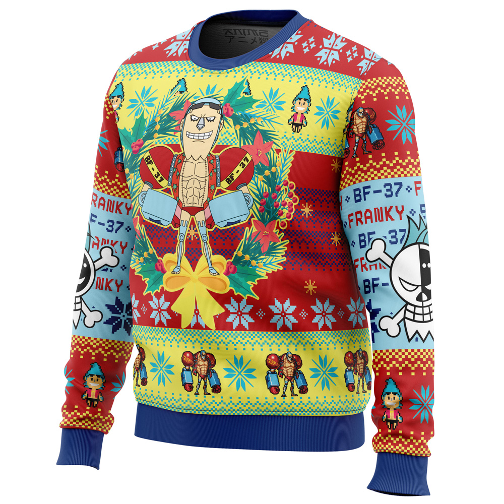 Christmas Franky One Piece Ugly Christmas Sweater- Best Christmas Gifts 2023