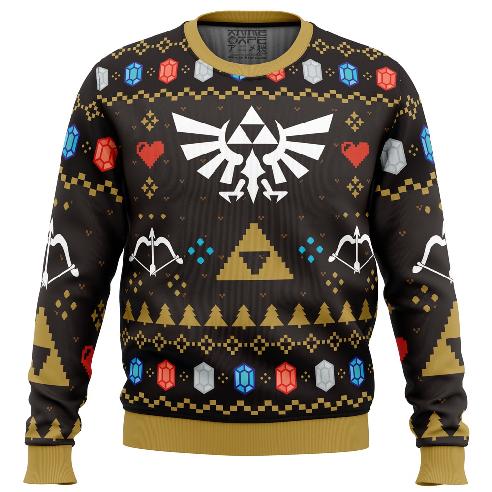 Christmas Hero Legend of Zelda Ugly Christmas Sweater- Best Christmas Gifts 2023