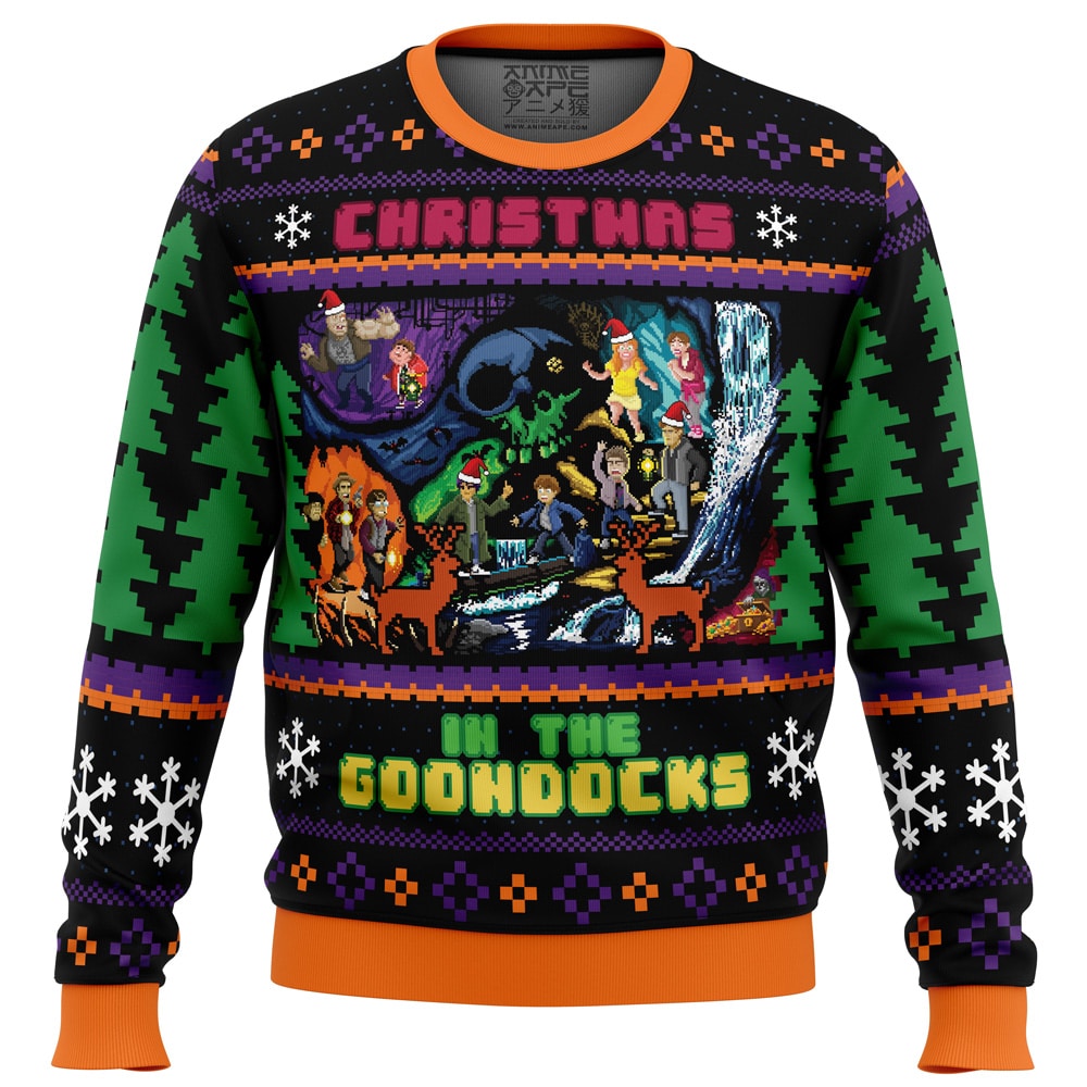 Christmas in the Goondocks Goonies Ugly Christmas Sweater- Best Christmas Gifts 2023