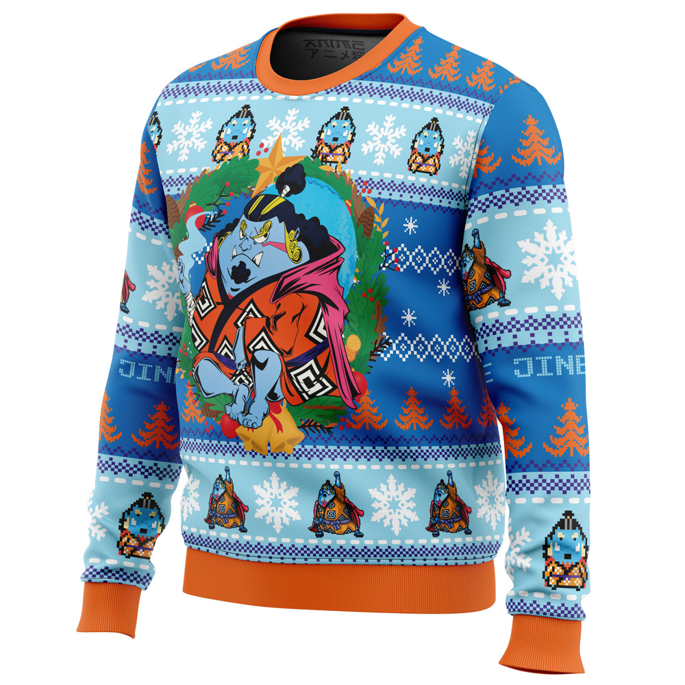 Christmas Jinbe One Piece Ugly Christmas Sweater- Best Christmas Gifts 2023