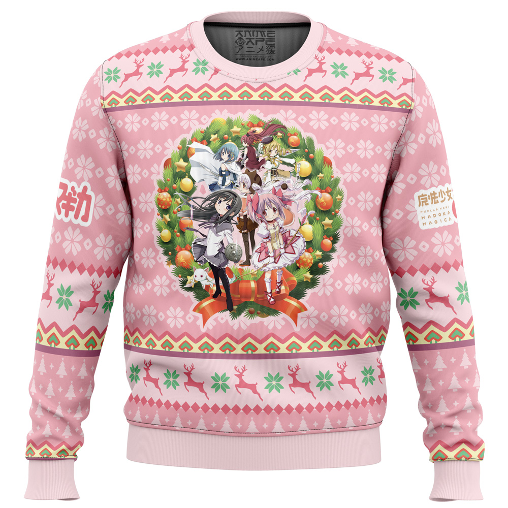 Christmas Magic Puella Magi Madoka Magica Ugly Christmas Sweater- Best Christmas Gifts 2023