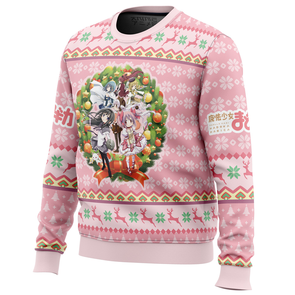 Christmas Magic Puella Magi Madoka Magica Ugly Christmas Sweater- Best Christmas Gifts 2023