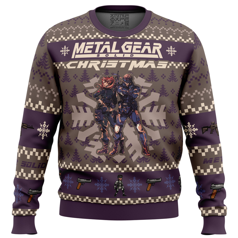 Christmas Metal Gear Solid Ugly Christmas Sweater- Best Christmas Gifts 2023