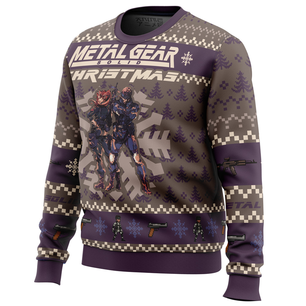 Christmas Metal Gear Solid Ugly Christmas Sweater- Best Christmas Gifts 2023