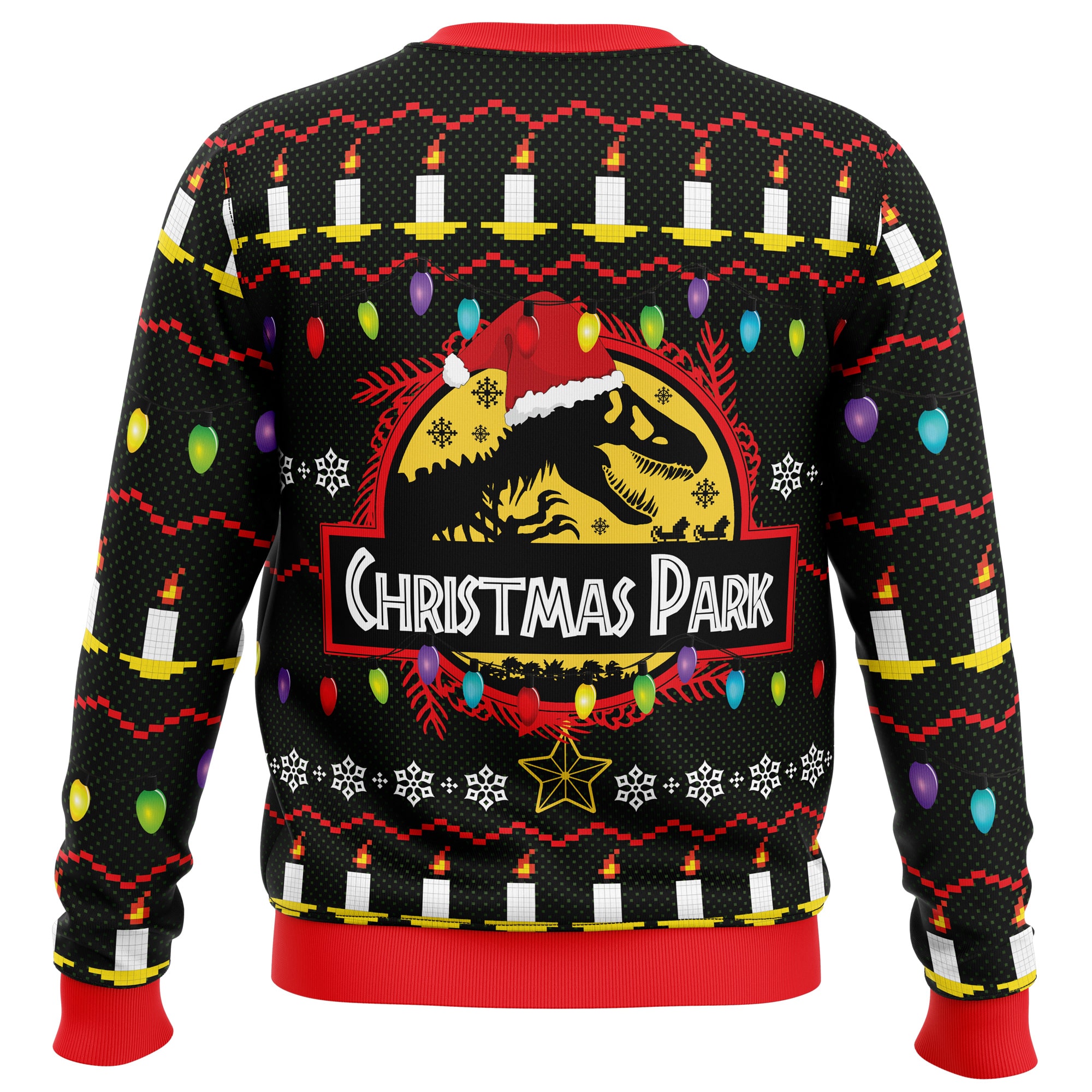 Christmas Park Jurassic Park Ugly Christmas Sweater- Best Christmas Gifts 2023