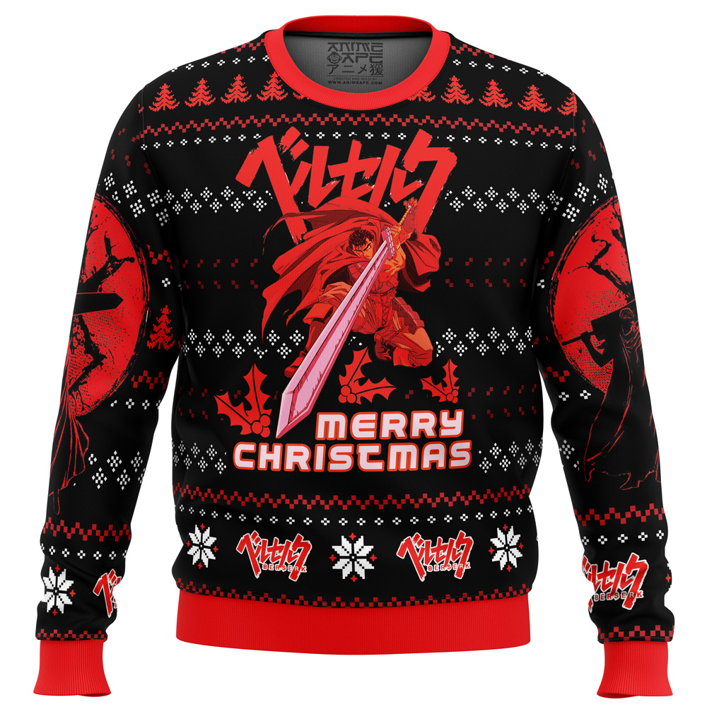 Christmas Red Guts Berzerk Ugly Christmas Sweater- Best Christmas Gifts 2023