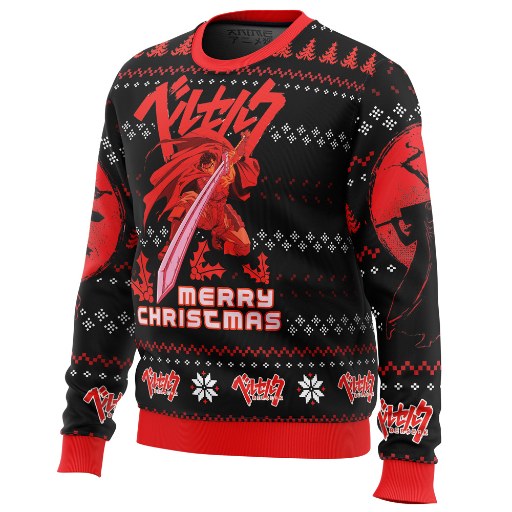 Christmas Red Guts Berzerk Ugly Christmas Sweater- Best Christmas Gifts 2023