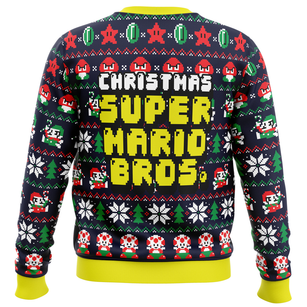 Christmas Super Mario Bros. Ugly Christmas Sweater- Best Christmas Gifts 2023