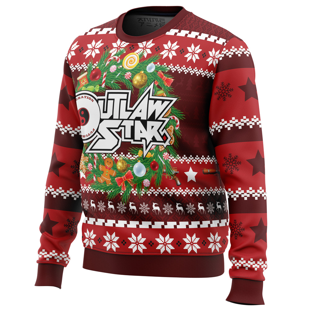 Christmas Time Outlaw Star Ugly Christmas Sweater- Best Christmas Gifts 2023