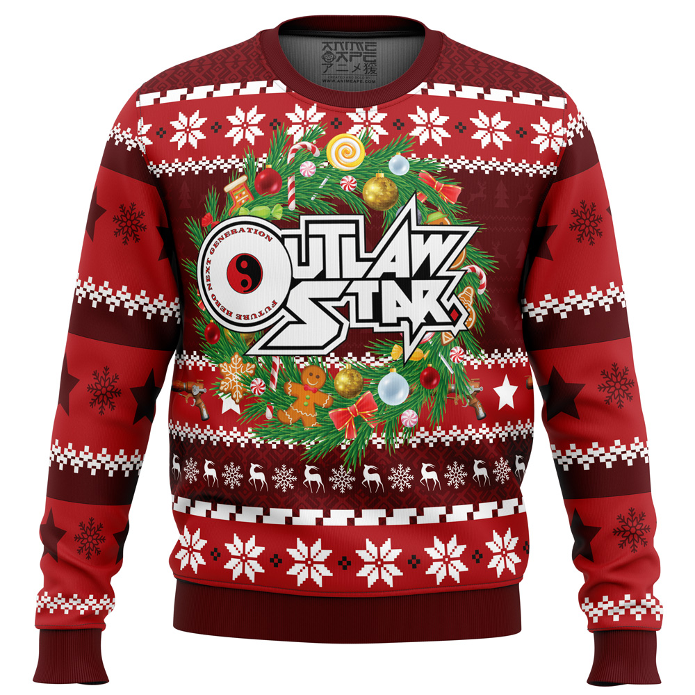 Christmas Time Outlaw Star Ugly Christmas Sweater- Best Christmas Gifts 2023