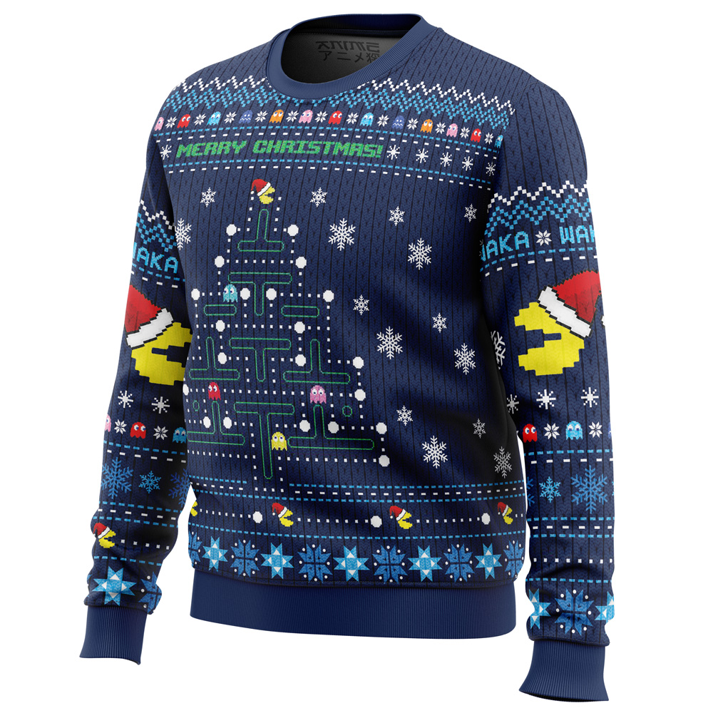 Christmas Tree Pac-Man Christmas Sweater- Best Christmas Gifts 2023