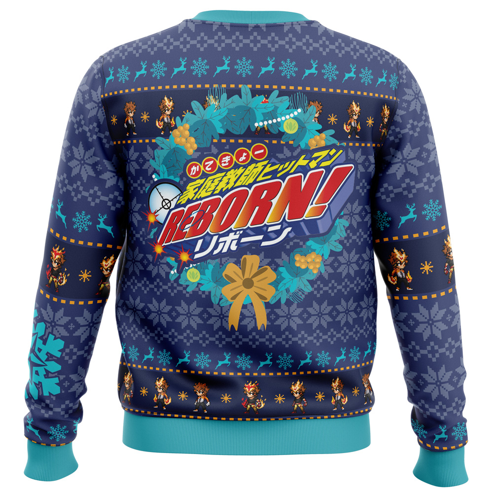 Christmas Tsunayoshi Sawada Kateyo Hitman Reborn Ugly Christmas Sweater- Best Christmas Gifts 2023 Christmas Tsunayoshi Sawada Kateyo Hitman Reborn Ugly Christmas Sweater- Best Christmas Gifts 2023