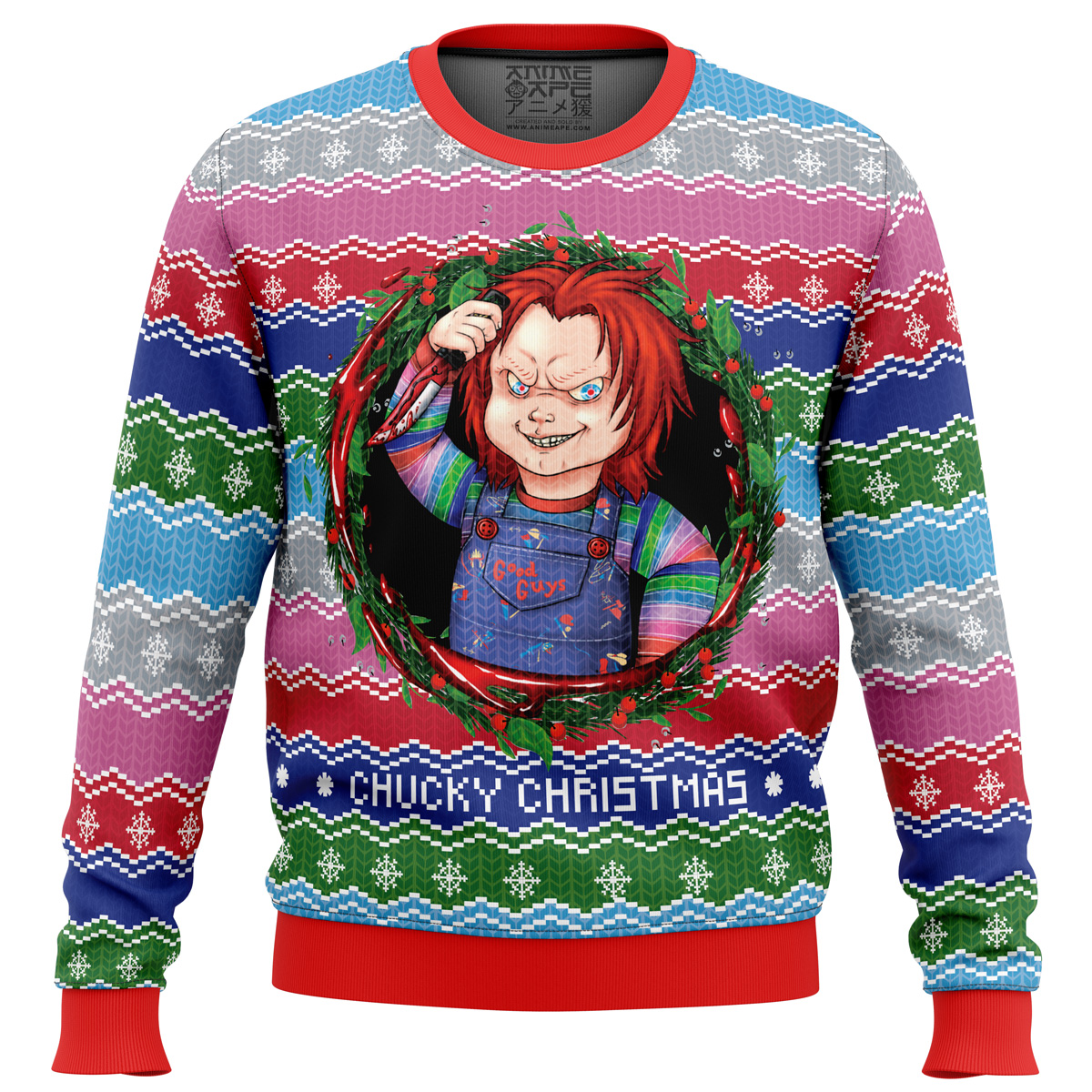 Chucky Christmas Ugly Christmas Sweater- Best Christmas Gifts 2023