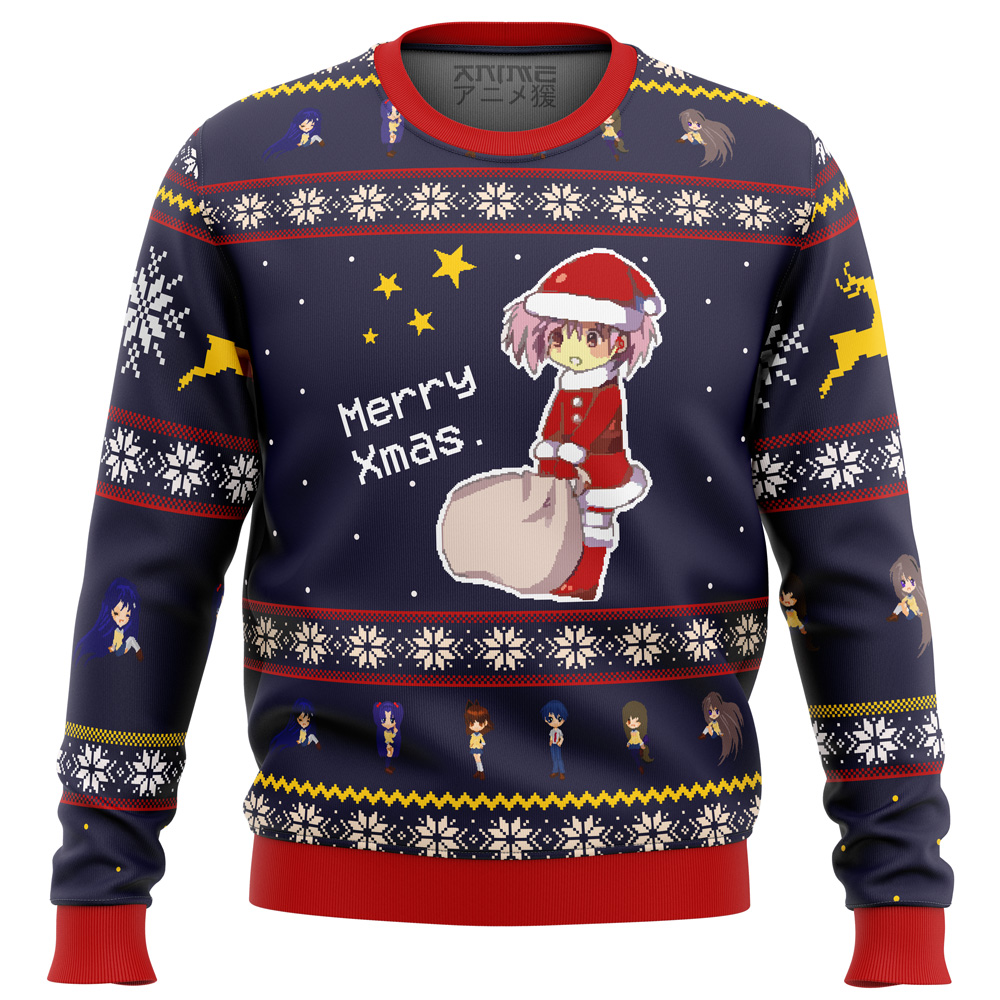 Clannad Merry Xmas Ugly Christmas Sweater- Best Christmas Gifts 2023