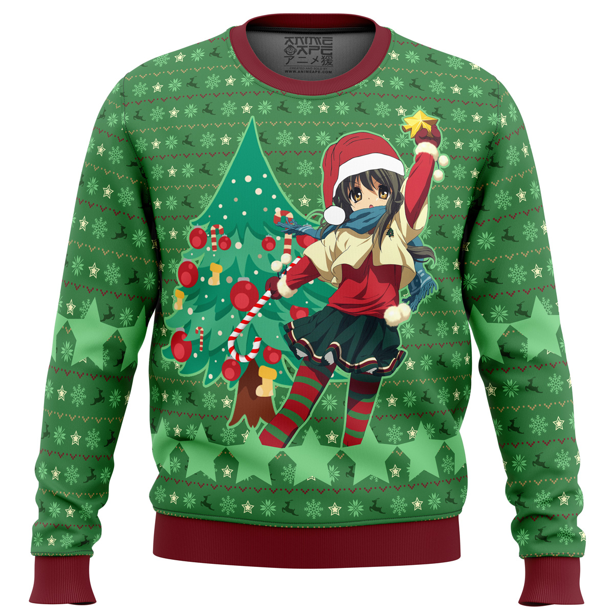 Clannad Wish Upon a Star This Christmas Ugly Christmas Sweater- Best Christmas Gifts 2023