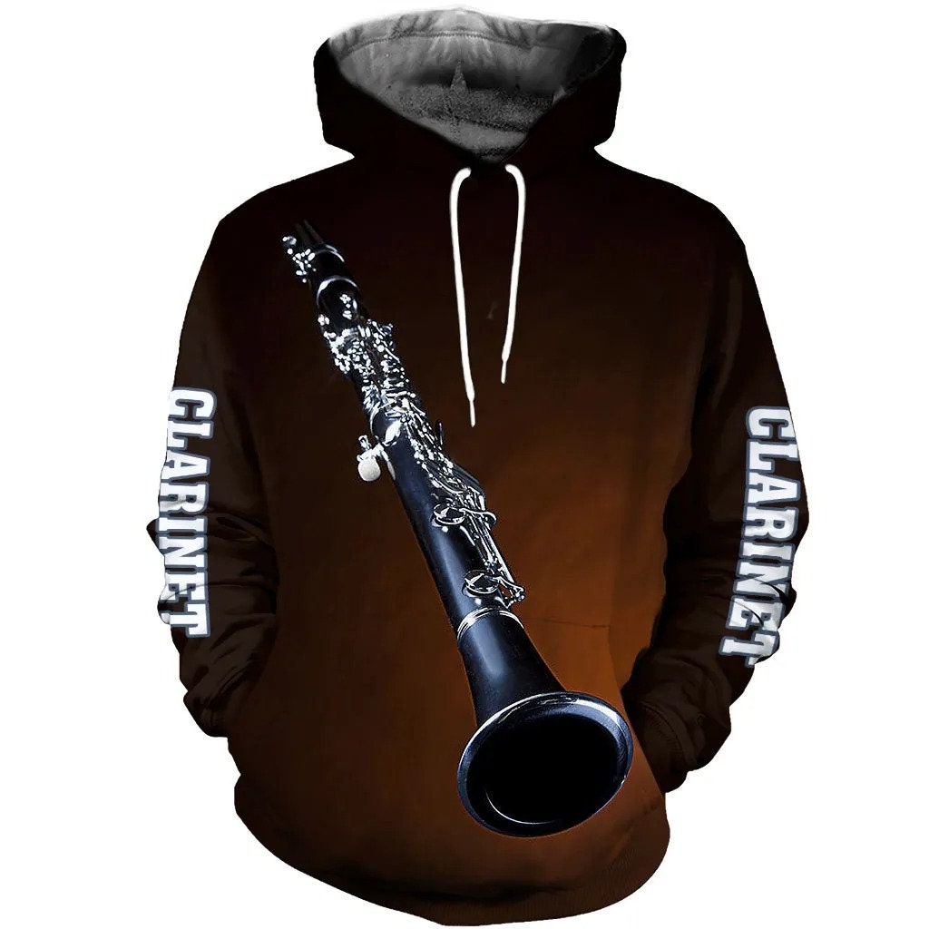 Clarinet AOP Unisex Hoodie