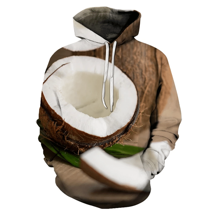 Coconut Unisex 3D Hoodie