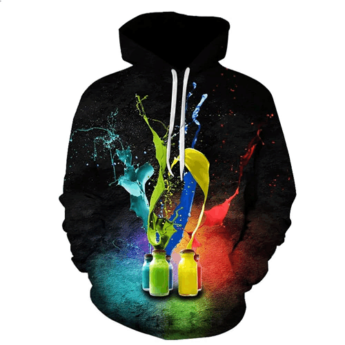 Color Unisex 3D Hoodie